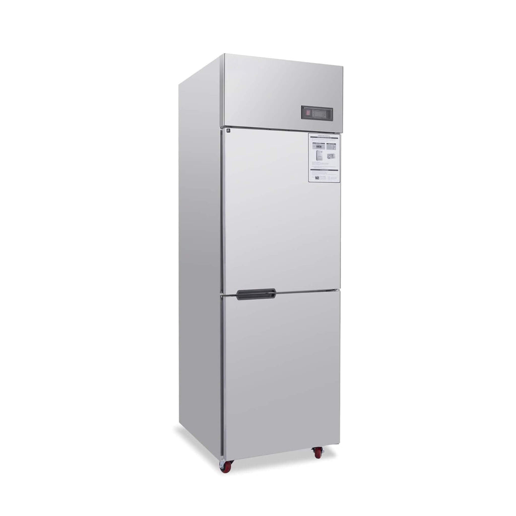 24-Inch Commercial 15 Cu.Ft Stainless Steel Reach-In Refrigerator With Two Split Doors (SAK67230) – SAKSBY WHOLESALE, view 2