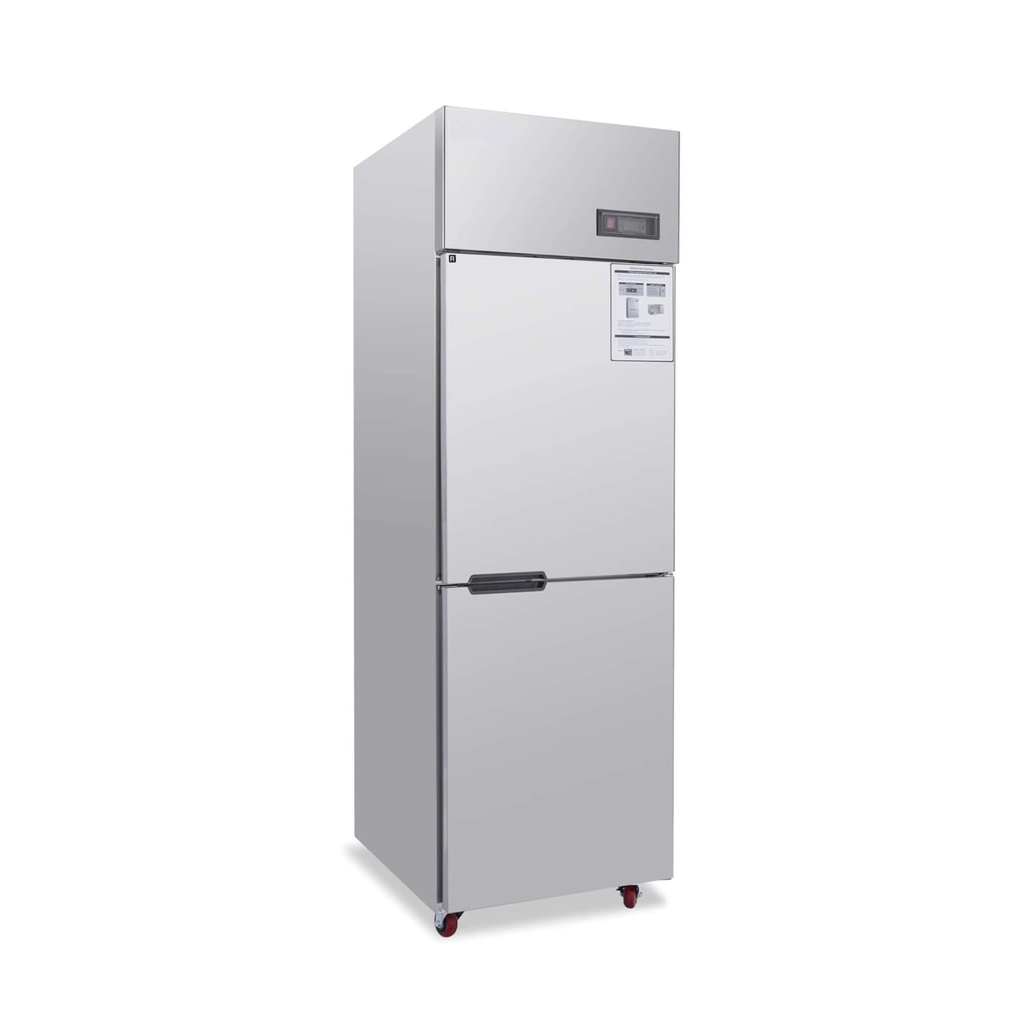 24-Inch Commercial 15 Cu.Ft Stainless Steel Reach-In Refrigerator With Two Split Doors (SAK67230) – SAKSBY WHOLESALE, view 2