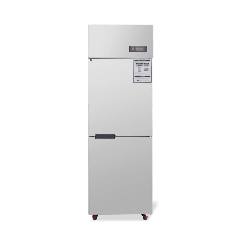 24-Inch Commercial 15 Cu.Ft Stainless Steel Reach-In Refrigerator With Two Split Doors (SAK67230) – SAKSBY WHOLESALE