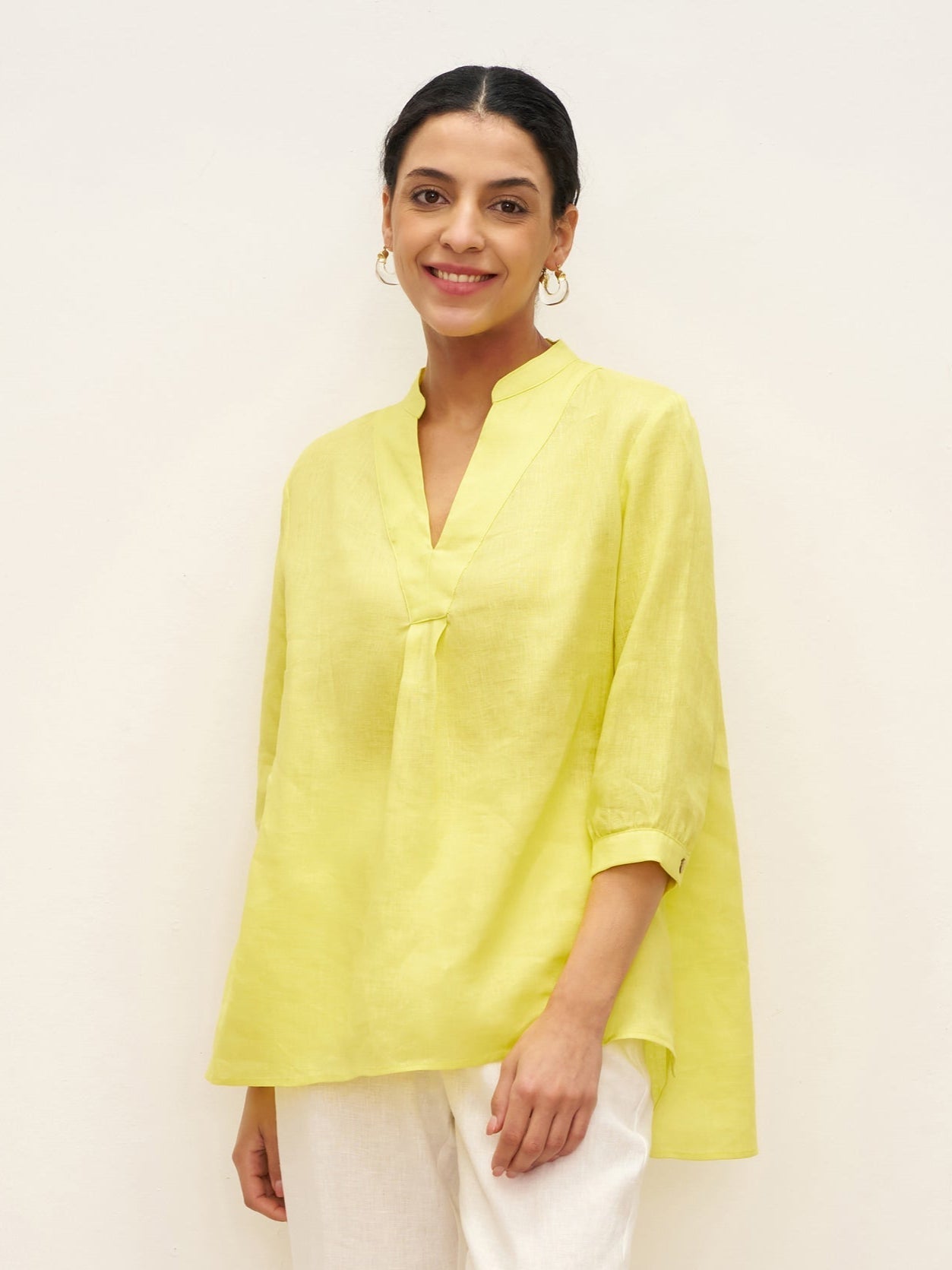 100% Linen Dress Shirt JOANNA