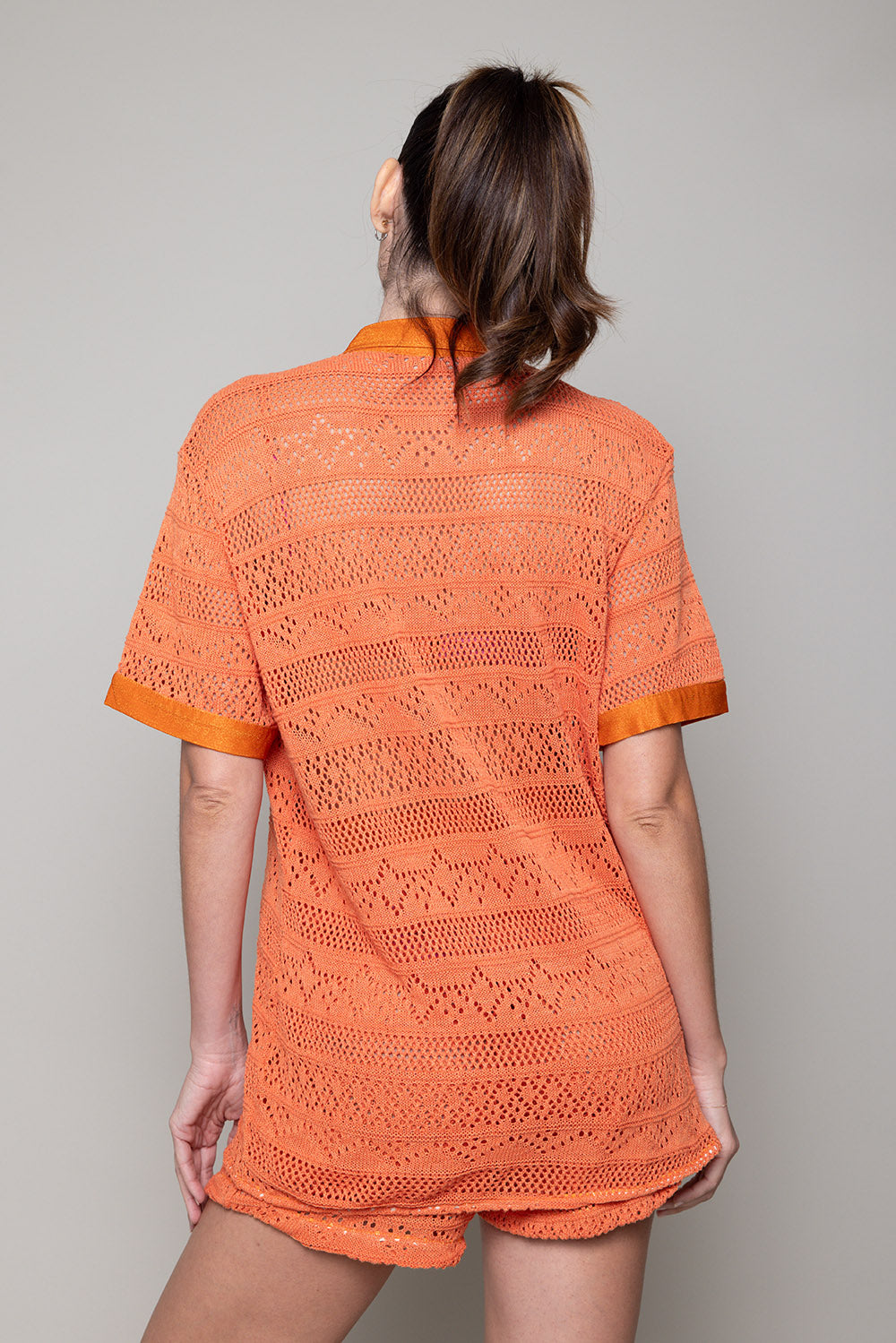 LA'AVANA Mojito crochet set-tangerine — lifestyle context