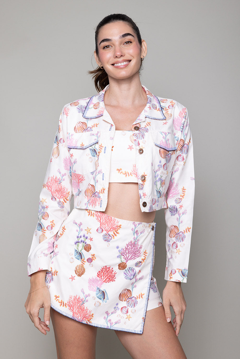 LA'AVANA Varadero jacket — detail close-up