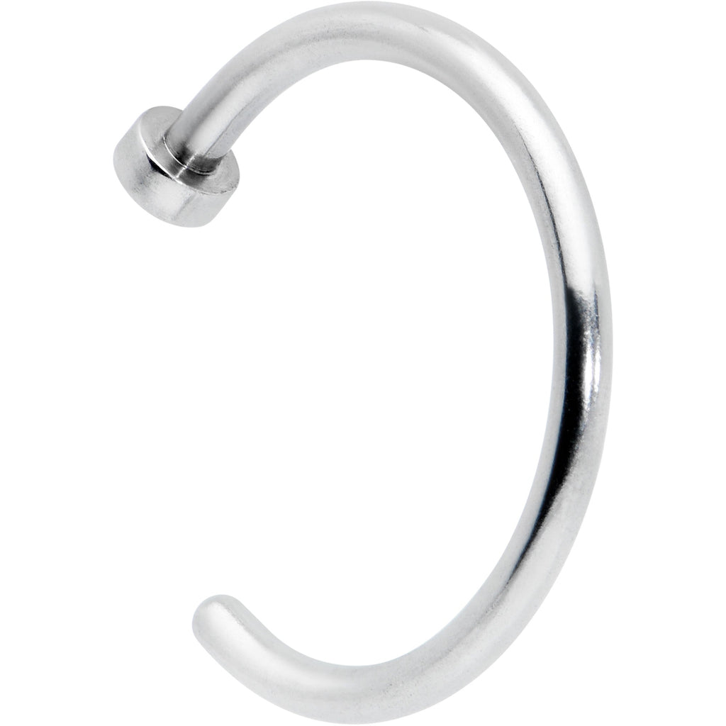 BodyCandy 18G Stainless Steel Nose Hoop - 3/8 — main product shot