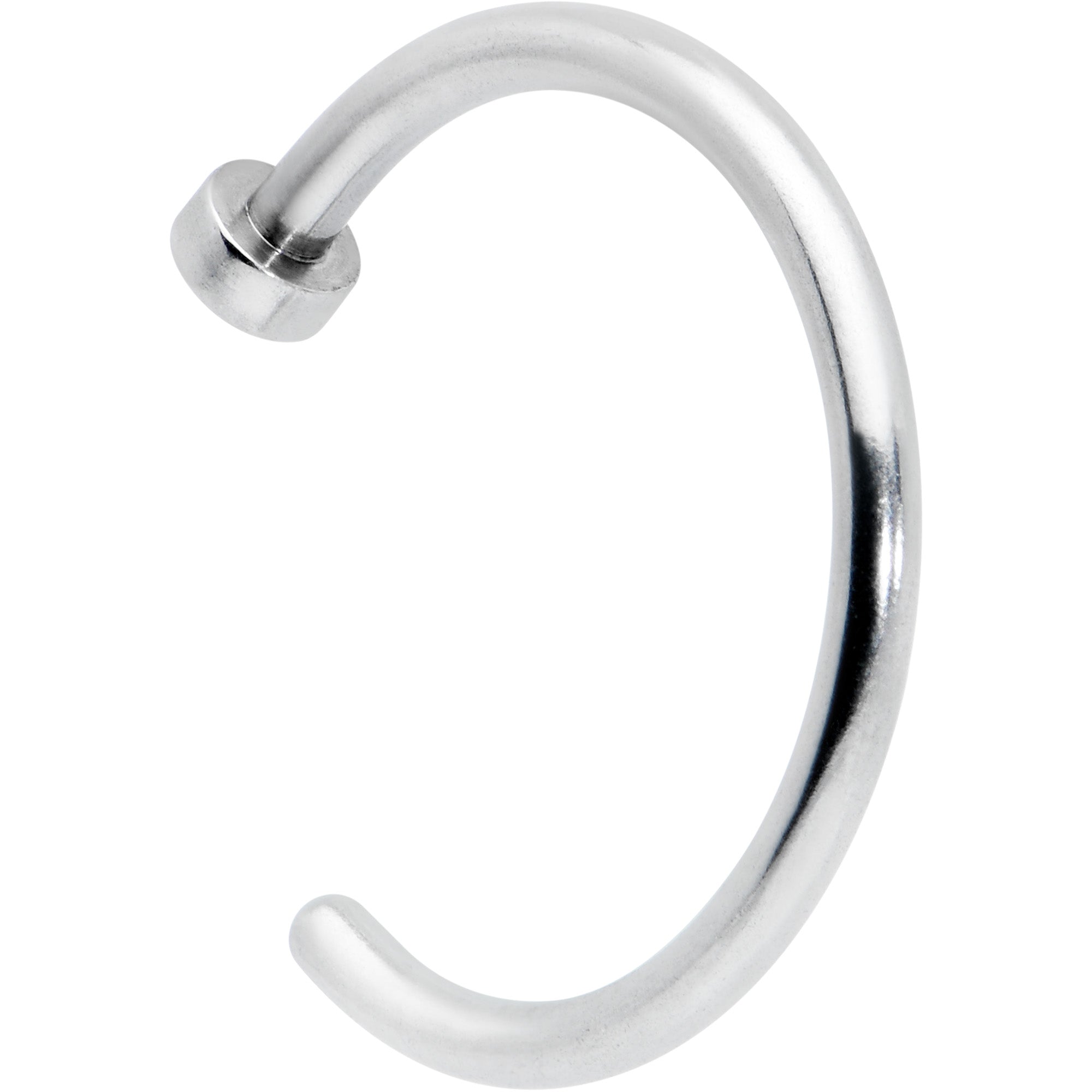 BodyCandy 18G Stainless Steel Nose Hoop - 3/8 — main product shot