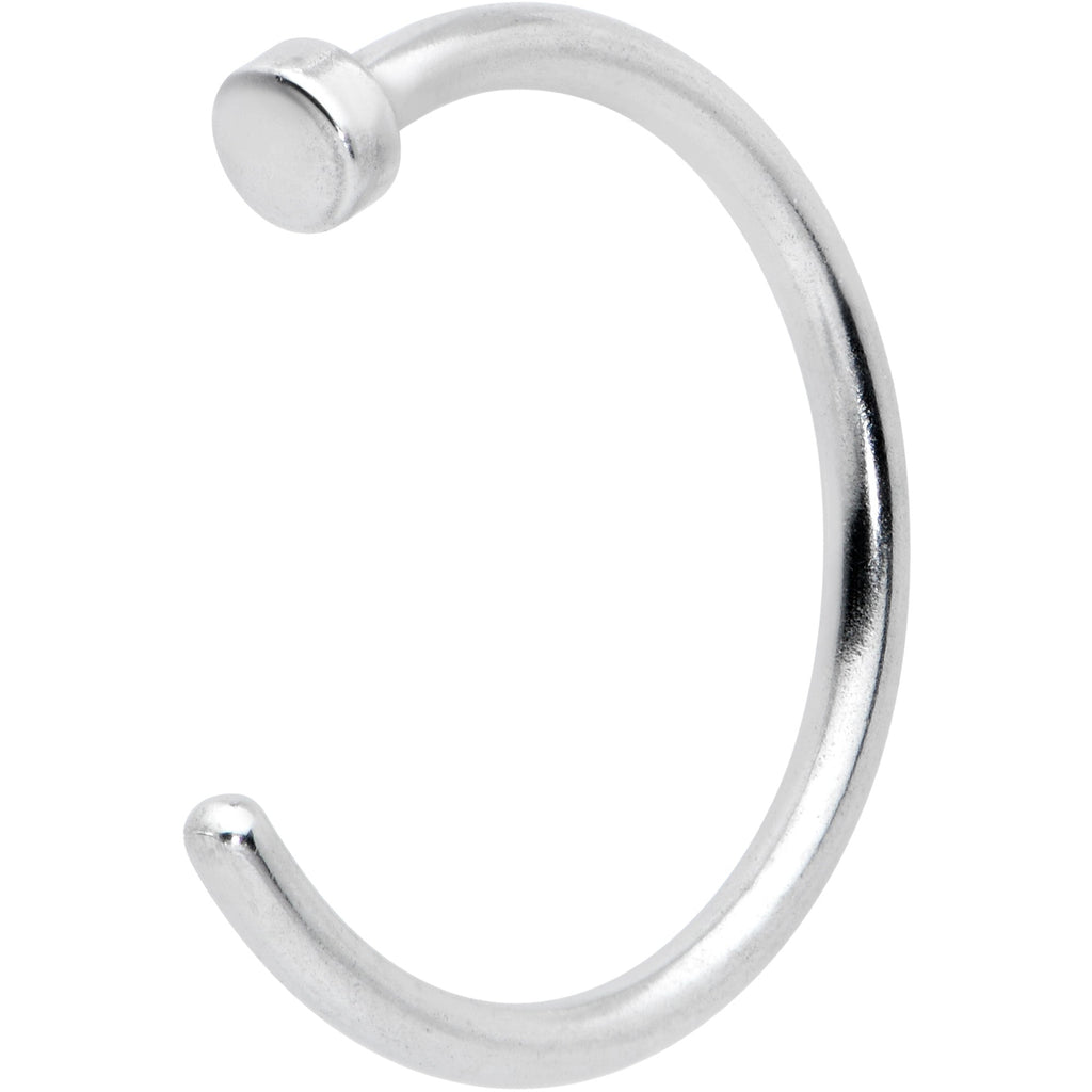 BodyCandy 18G Stainless Steel Nose Hoop - 3/8 — lifestyle context