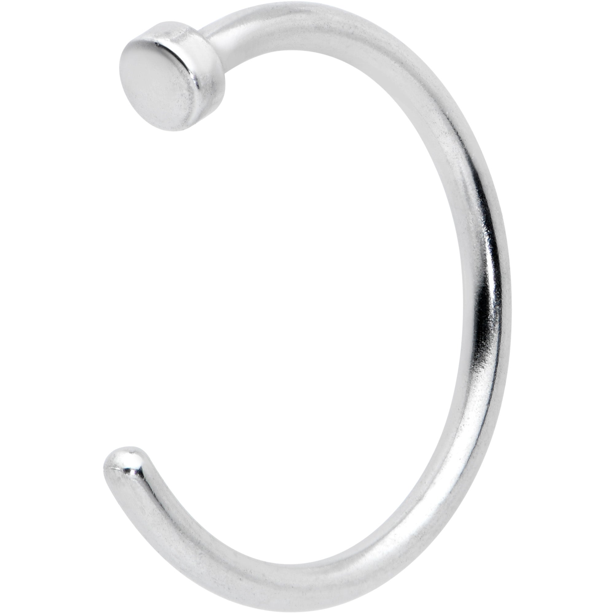 BodyCandy 18G Stainless Steel Nose Hoop - 3/8 — lifestyle context