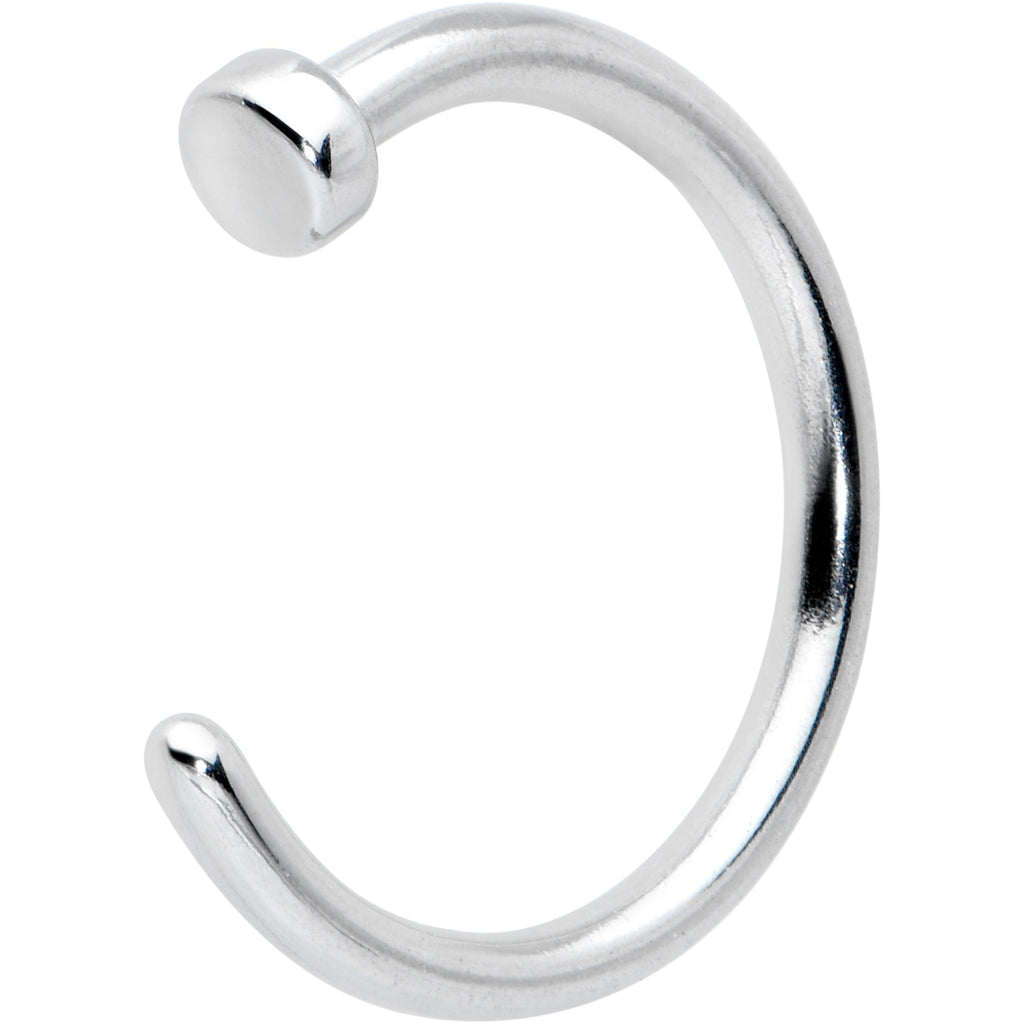 BodyCandy 18G 5/16 Stainless Steel Nose Hoop — lifestyle context
