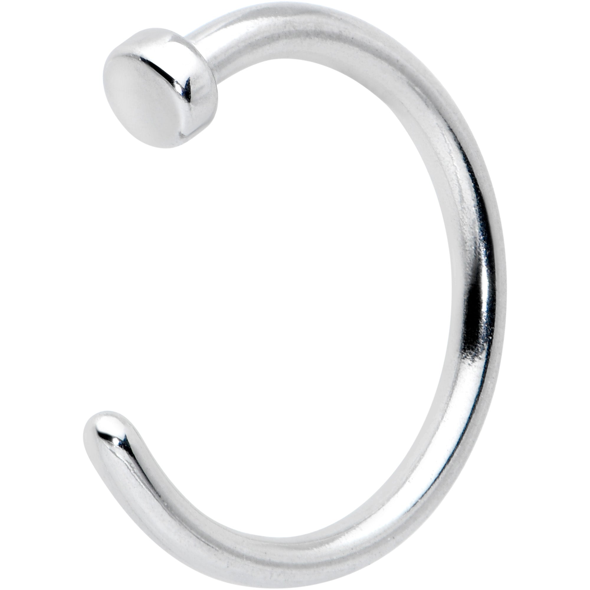 BodyCandy 18G 5/16 Stainless Steel Nose Hoop — lifestyle context