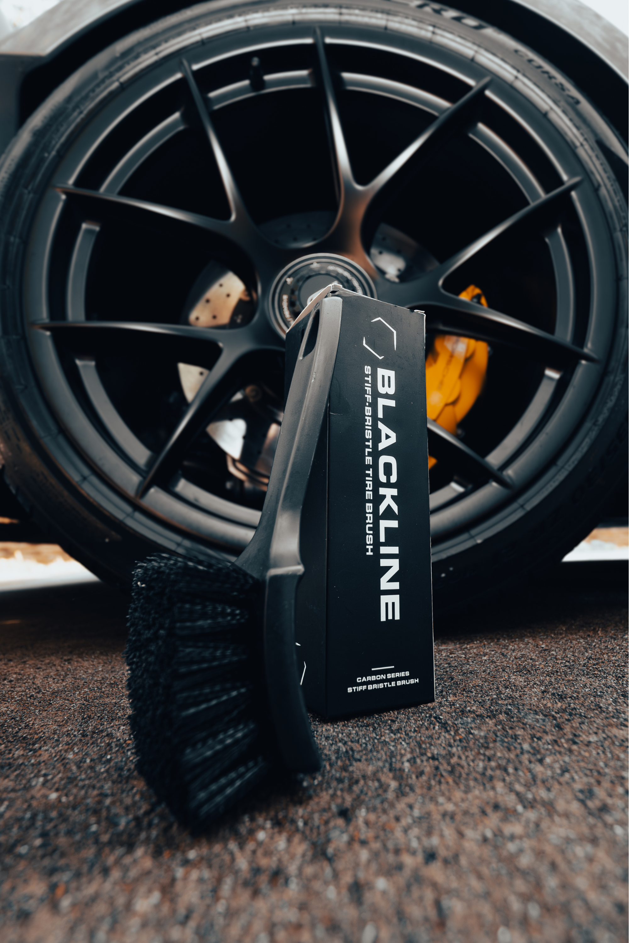 BLACKLINE® STIFF BRISTLE TIRE BRUSH – Blackline Car Care, view 2