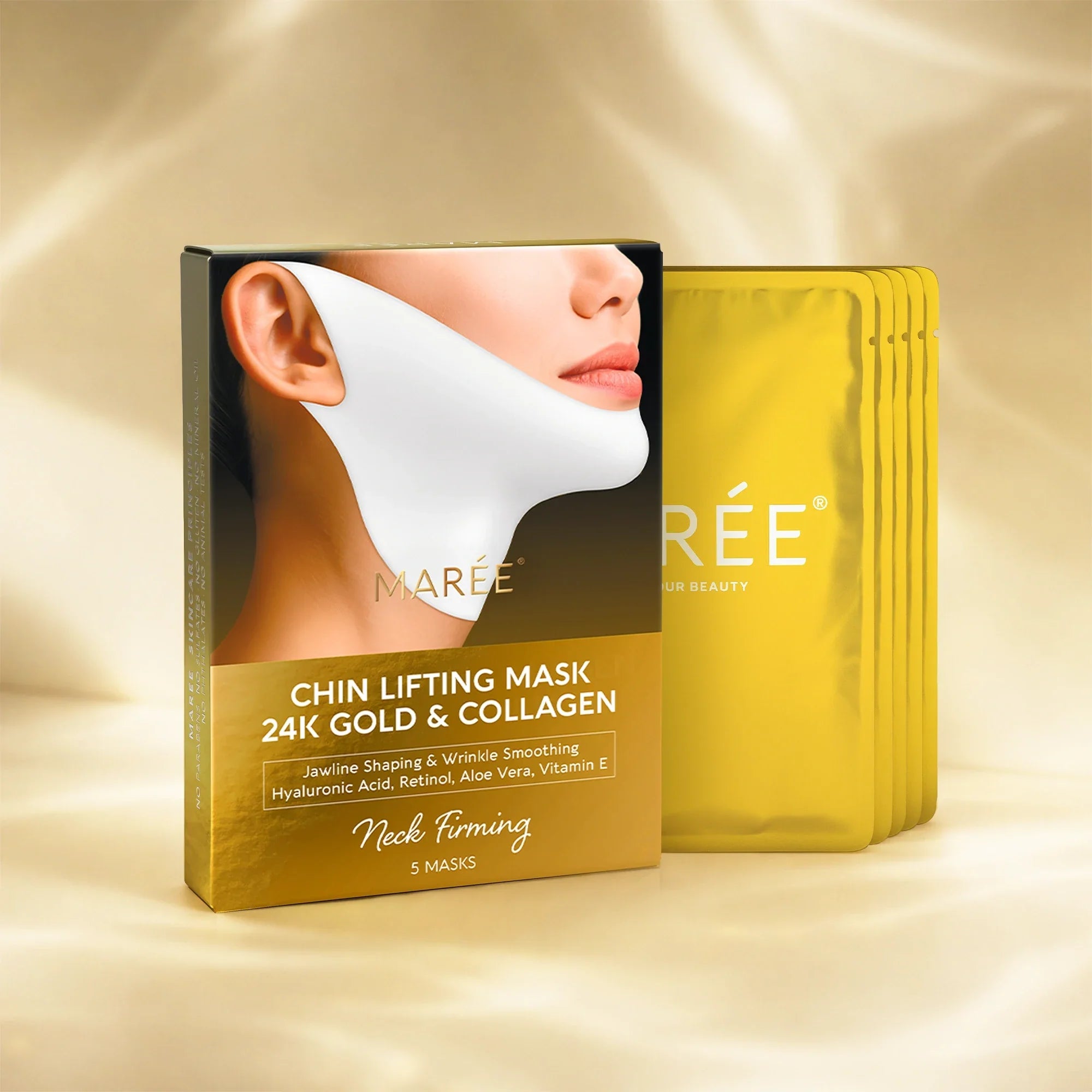 Maree 24K Gold V-Line Lifting Mask — main product shot
