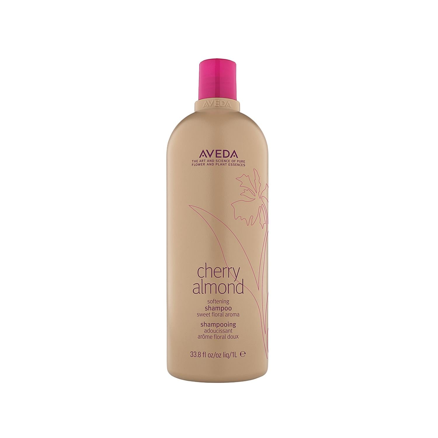 Aveda Cherry Almond Softening Shampoo - 1000ml Moisturizing & Natural Hair Care