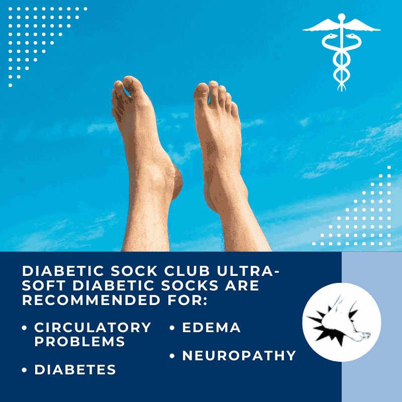 DSC Women's Ultra-Soft Upper Calf Diabetic Socks (4 Pair) — detail close-up
