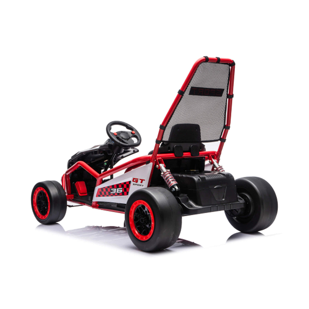 24V 400W Kids Electric Drift Go-Kart With Roll Cage, Bluetooth And Safety Harness (SAK82435) – SAKSBY WHOLESALE, view 7