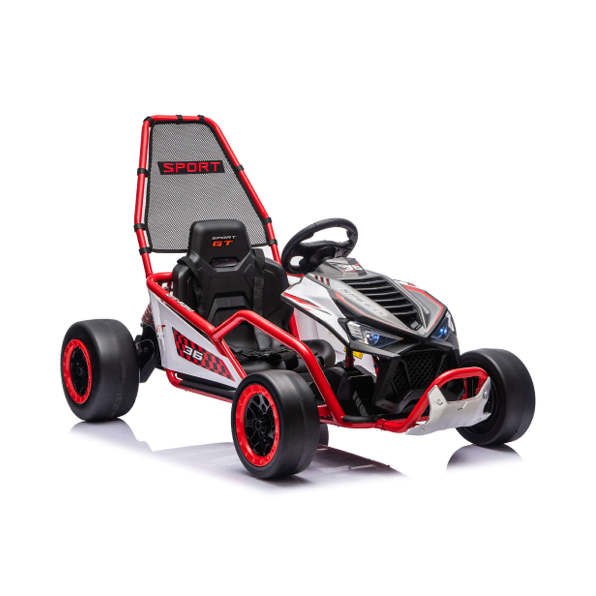 24V 400W Kids Electric Drift Go-Kart With Roll Cage, Bluetooth And Safety Harness (SAK82435) – SAKSBY WHOLESALE, view 6