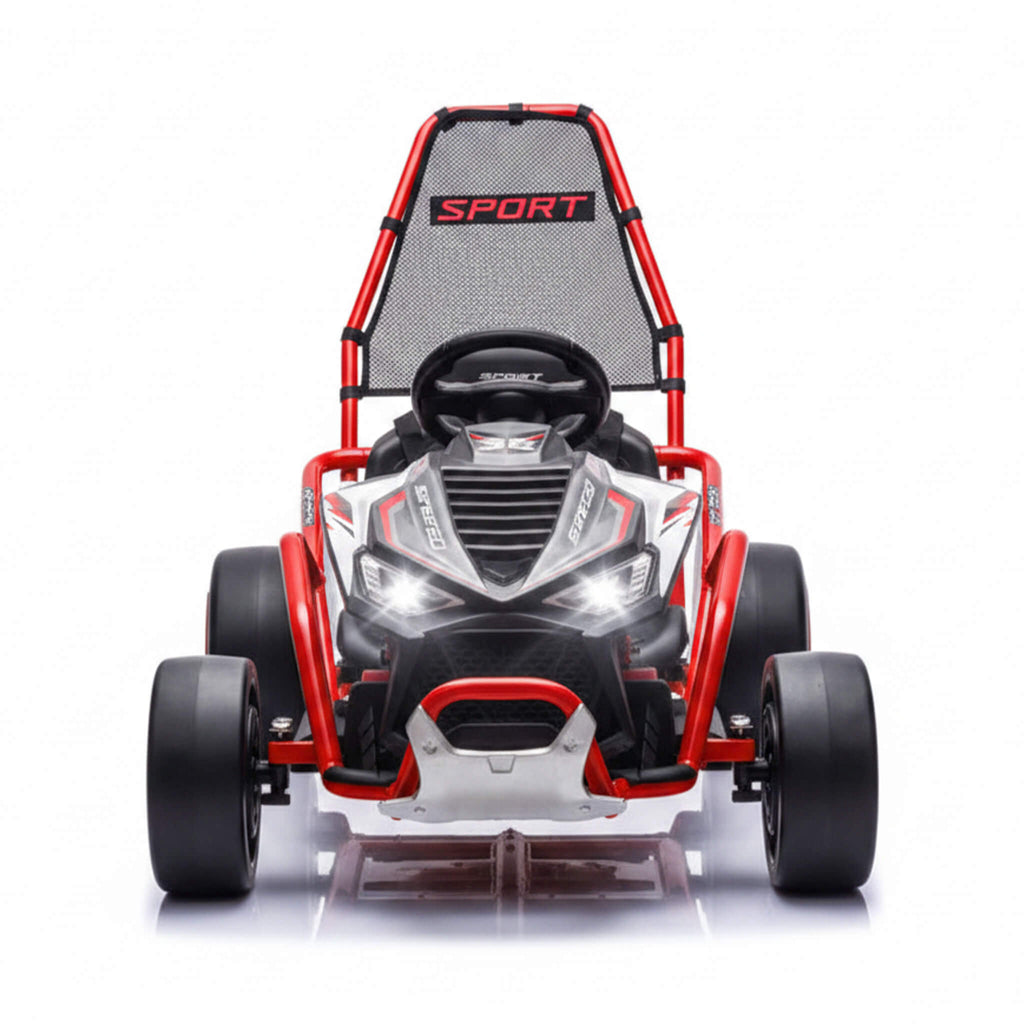 24V 400W Kids Electric Drift Go-Kart With Roll Cage, Bluetooth And Safety Harness (SAK82435) – SAKSBY WHOLESALE