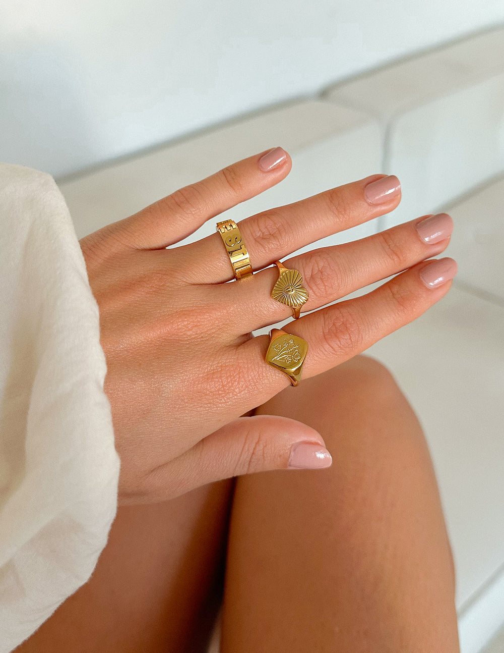 Elevated Faith Radiant Heart Ring — detail close-up