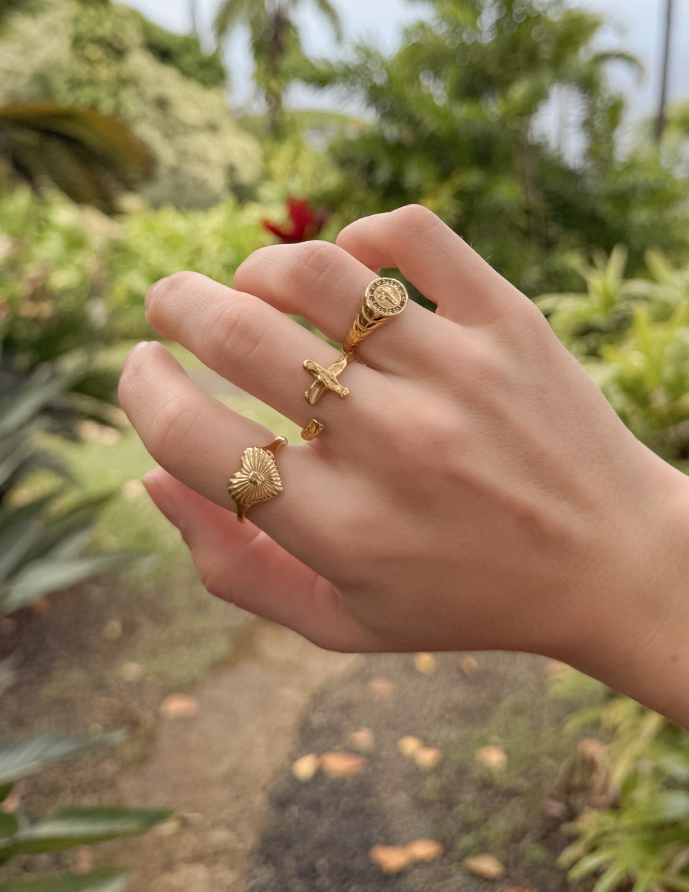 Elevated Faith Kingdom Signet Ring — alternative angle