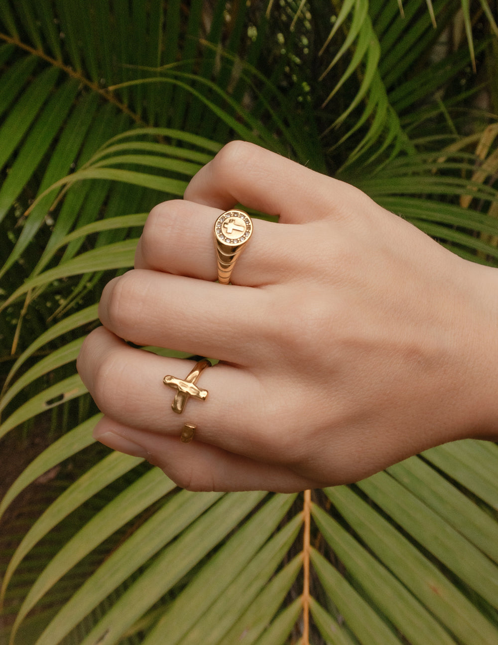 Elevated Faith Kingdom Signet Ring — back view