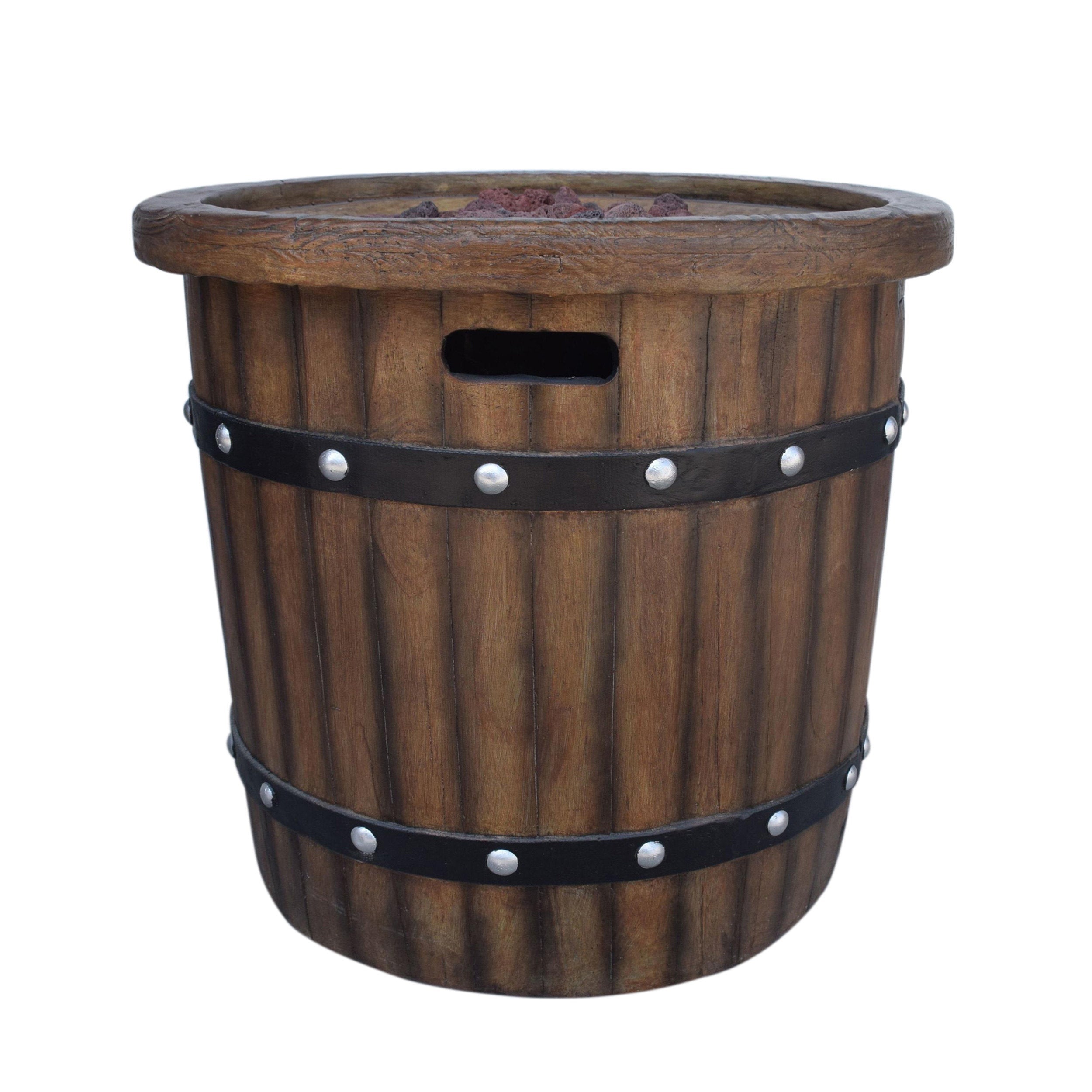 Alora 25-Inch Round 40K BTU Liquid Propance Concrete Fire Pit (SAK88764) – SAKSBY WHOLESALE, view 10