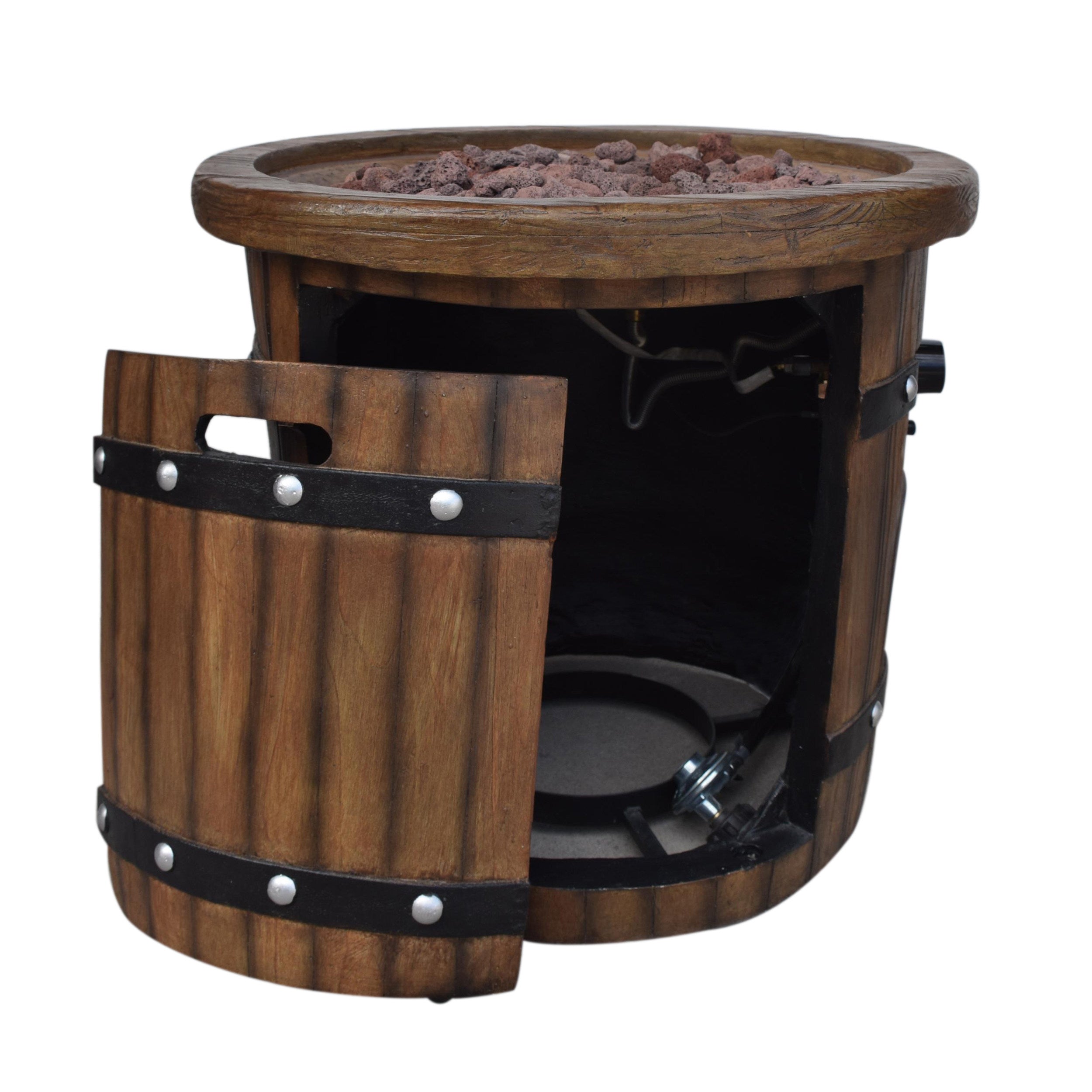 Alora 25-Inch Round 40K BTU Liquid Propance Concrete Fire Pit (SAK88764) – SAKSBY WHOLESALE, view 13