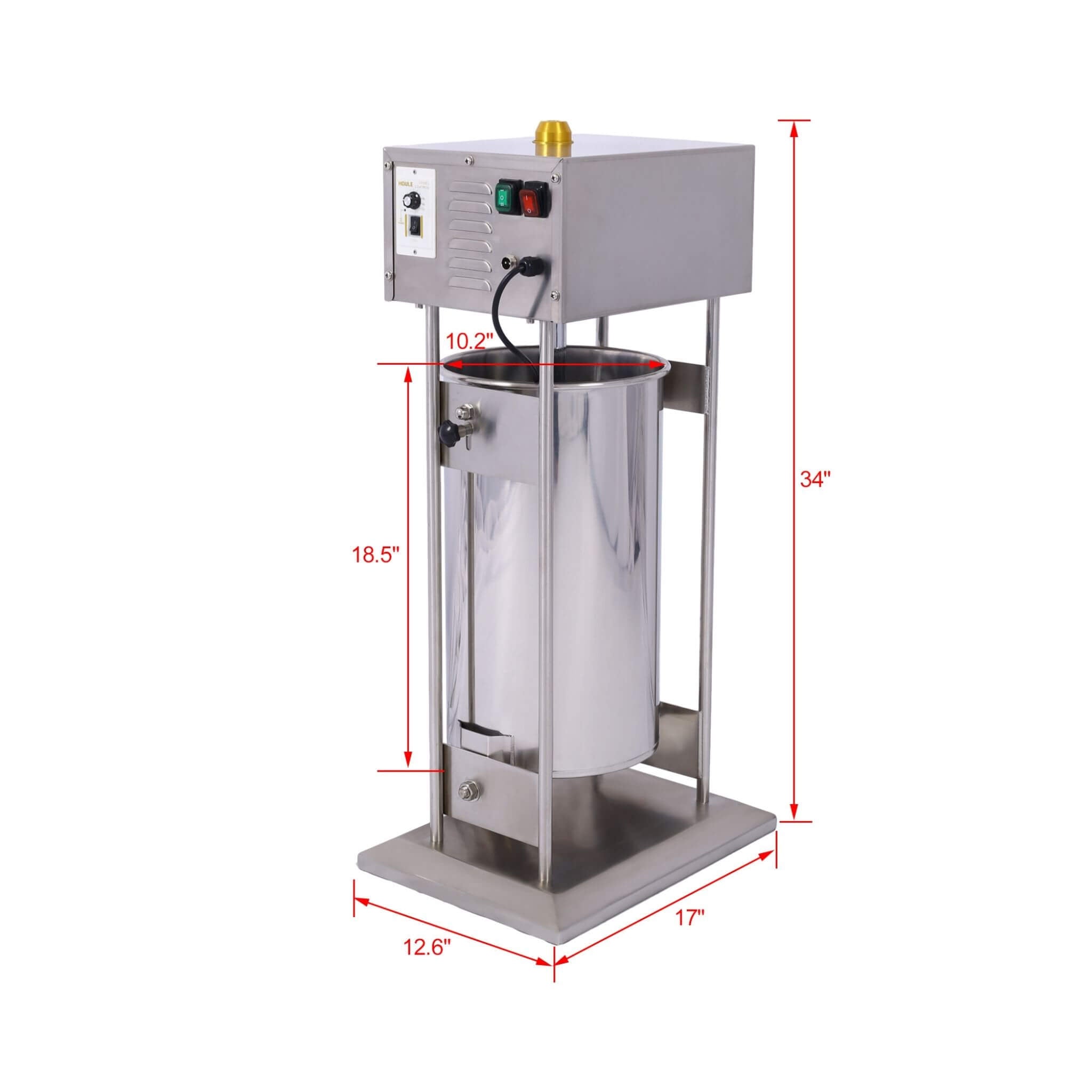 25L Commercial Electric Stainless Steel Sausage Maker Stuffer (SAK29537) – SAKSBY WHOLESALE, view 17