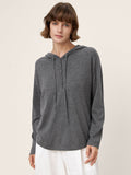 LINTICO 100% Extra-Fine Merino Wool Knit Hooded Sweatshirt SIA — main product shot