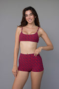 LA'AVANA Red Coral Hot Pants — main product shot