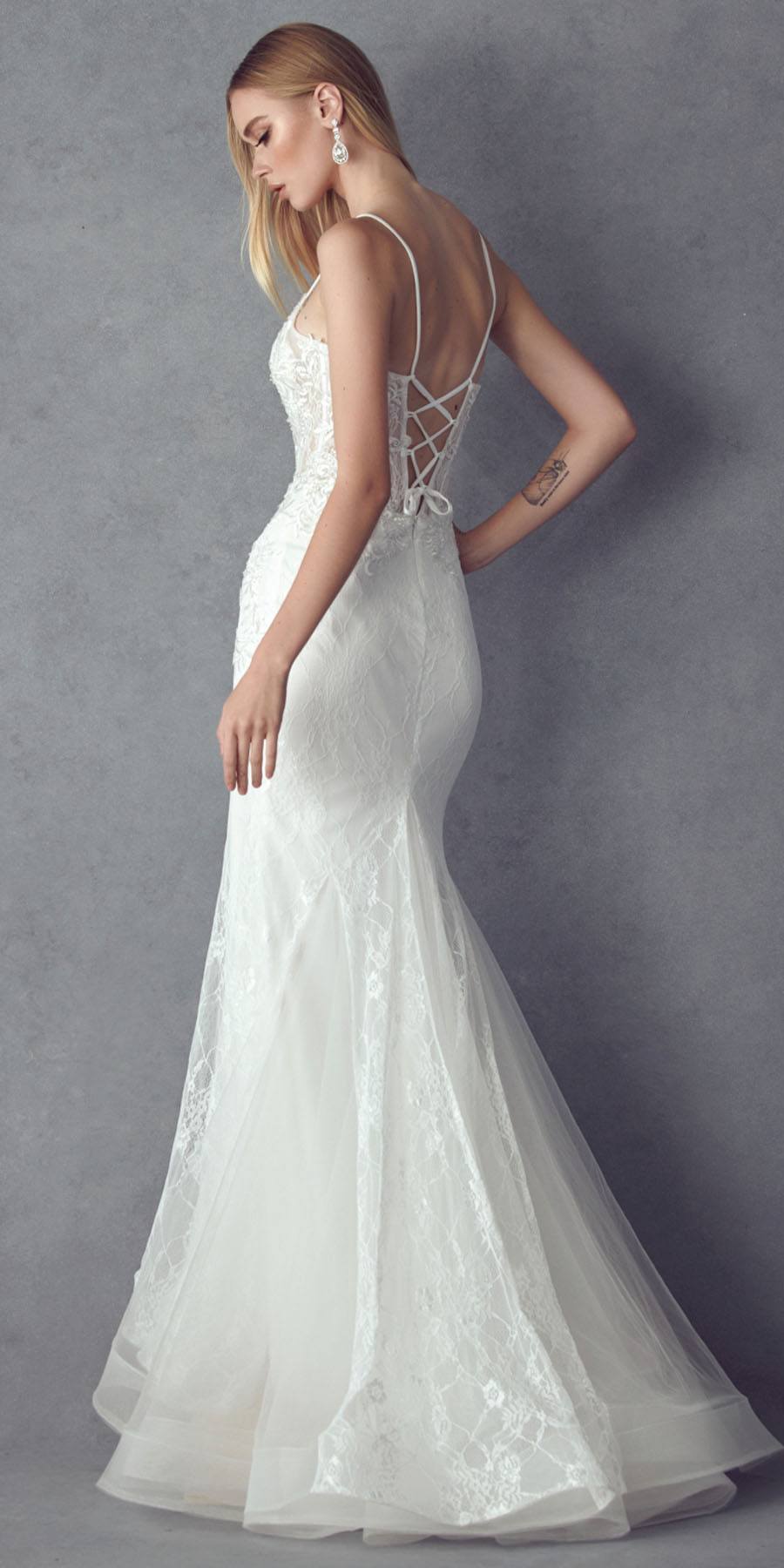 Juliet 250 Embellished Lace Mermaid Dress