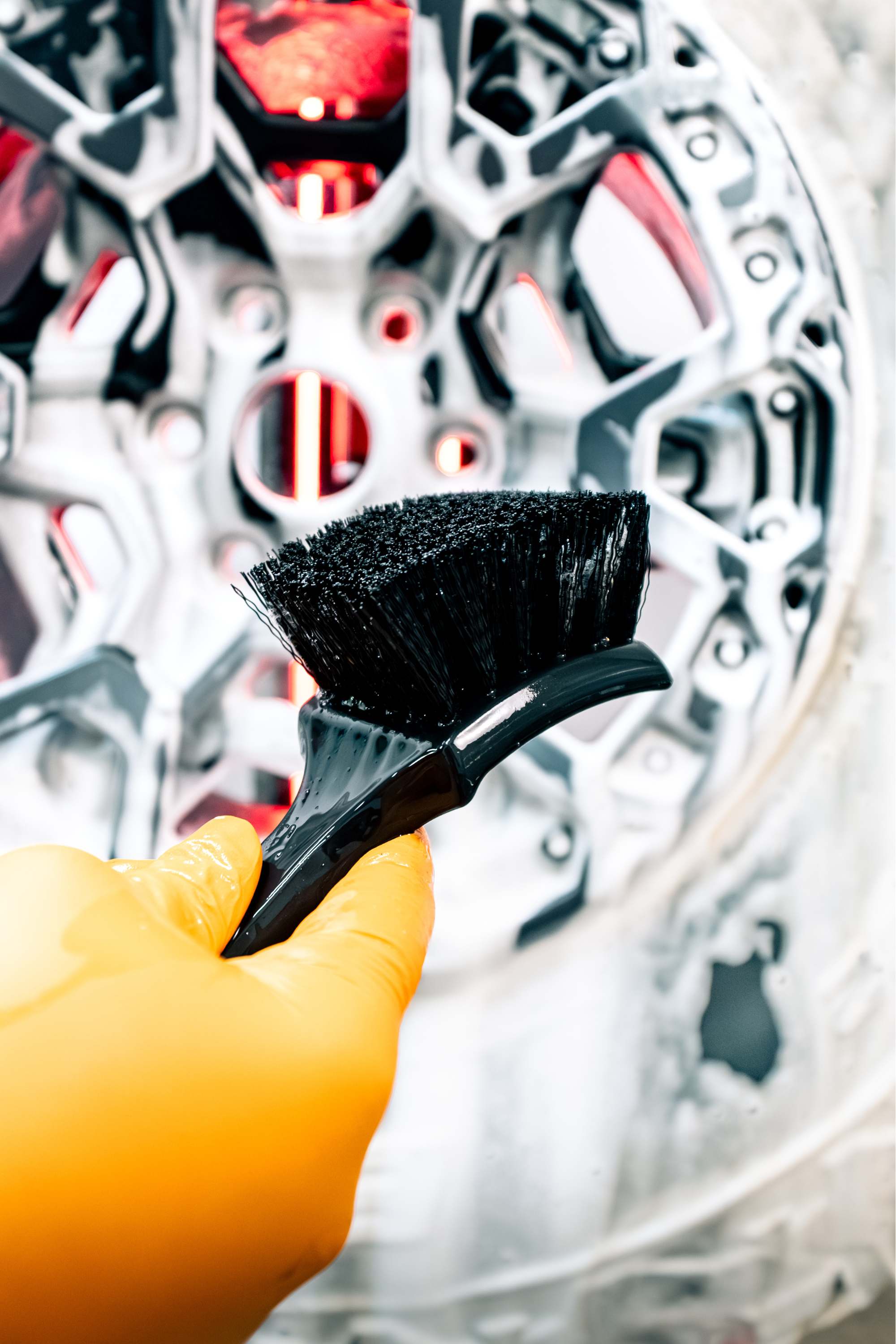 BLACKLINE® STIFF BRISTLE TIRE BRUSH – Blackline Car Care, view 7