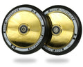 Root Industries Air Wheels 120mm - Black/Gold Rush (Pair) by Skates USA