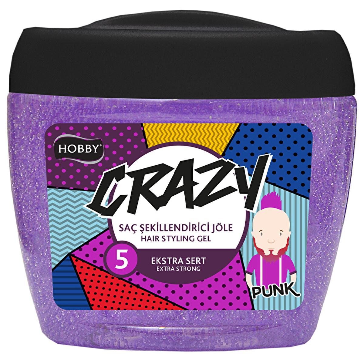 Hobby Crazy Extra Strong Hold Hair Gel - Eco-Friendly, Residue-Free Styling for Long-Lasting Results