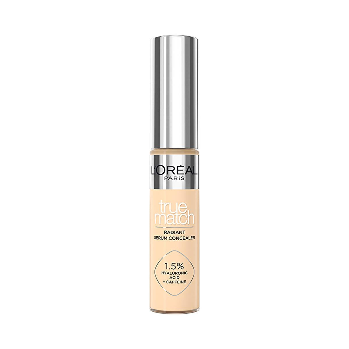 Loreal Paris True Match Radiant Concealer Serum - Dark Circle Concealer with Hyaluronic Acid