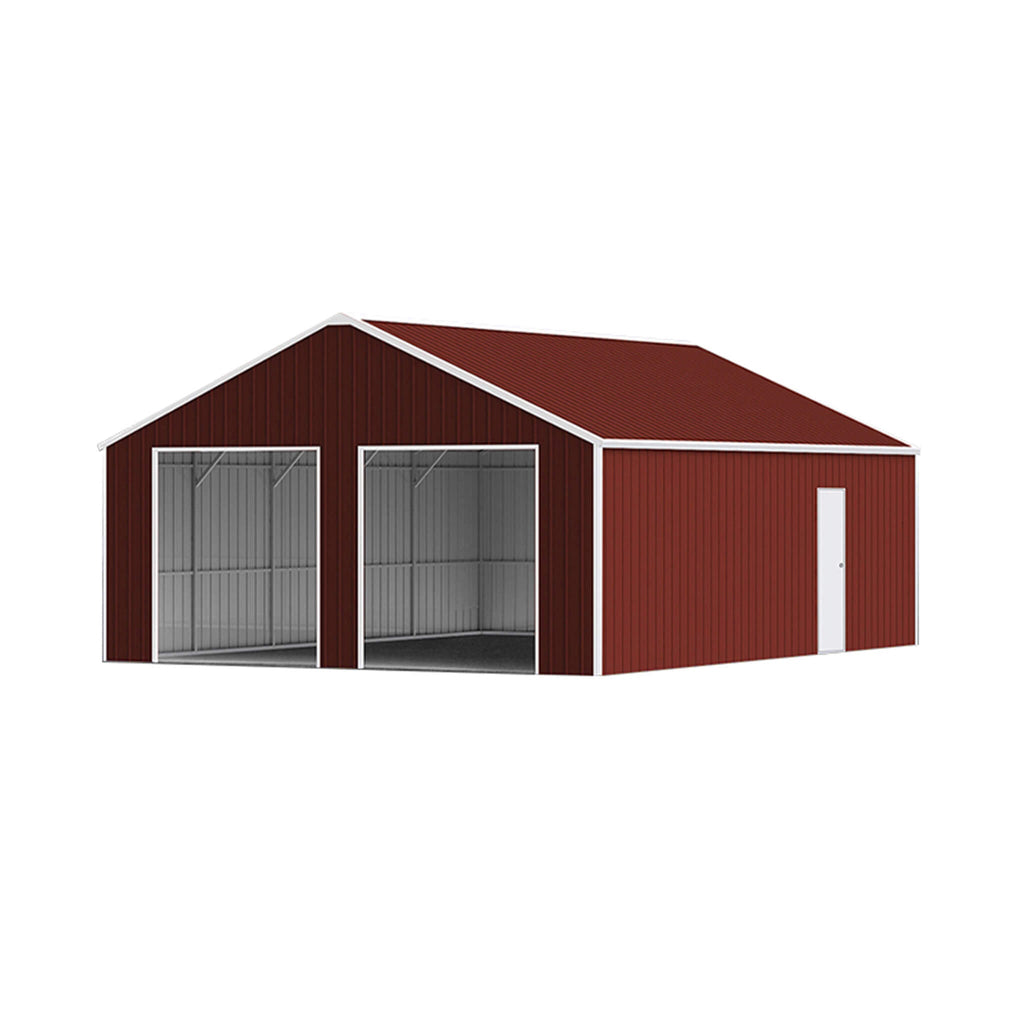 [25X33FT] Alora Heavy-Duty Dual-Door Galvanized Steel Storage Shed (SAK72345) – SAKSBY WHOLESALE, view 5