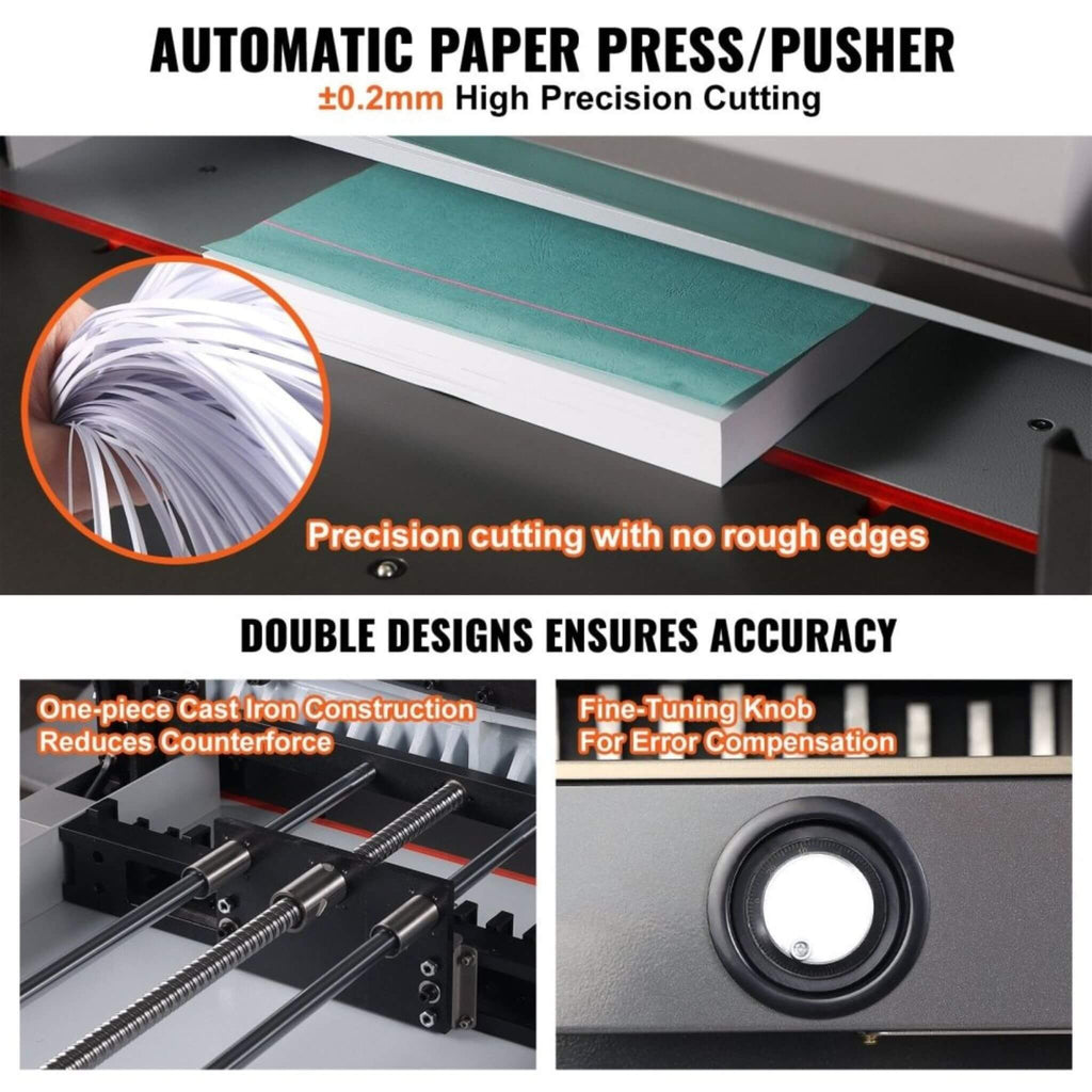 26-Inch Electric Heavy-Duty Hydraulic Paper Cutter Machine With Touchscreen (SAK92518) – SAKSBY WHOLESALE, view 5