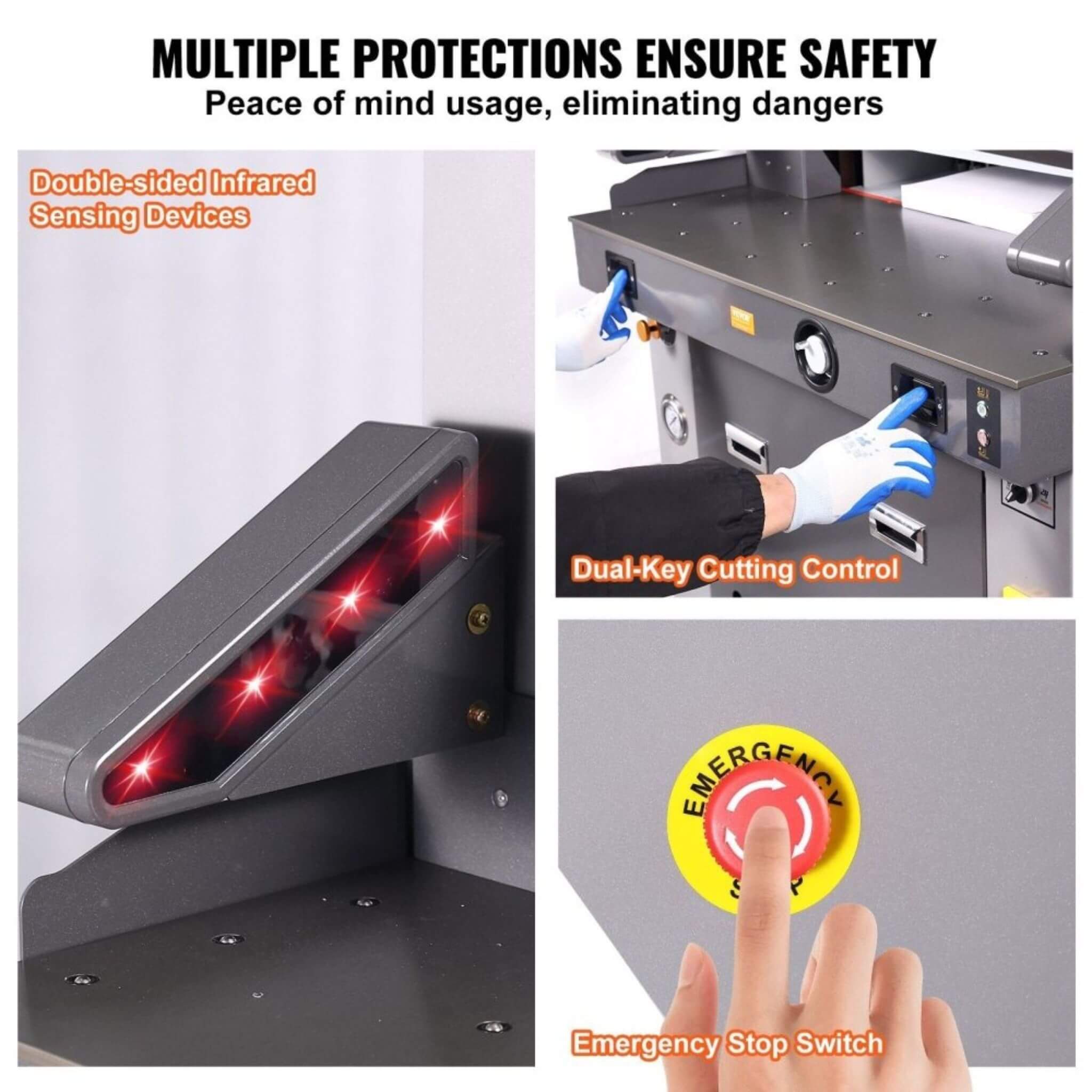 26-Inch Electric Heavy-Duty Hydraulic Paper Cutter Machine With Touchscreen (SAK92518) – SAKSBY WHOLESALE, view 7