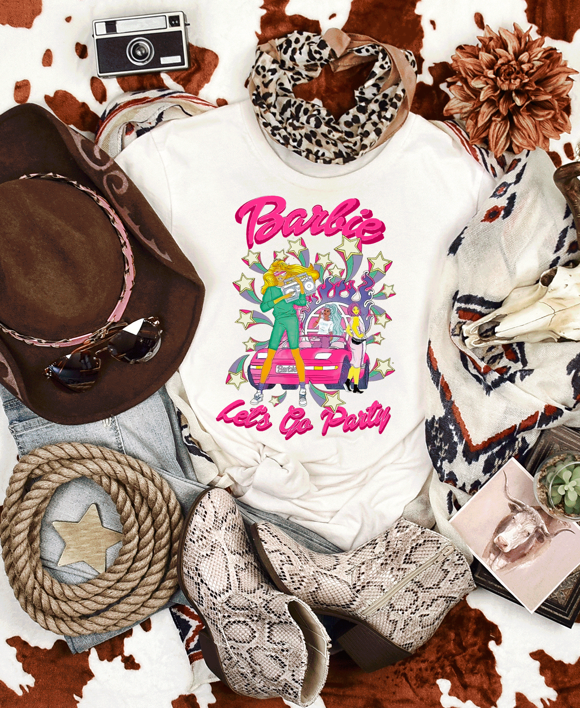 A Blessed Texas Mess Boutique Barbie, Malibu Barbie, 90's Barbie, Come on Barbie, Let's Go Party, Birthday… — main product shot