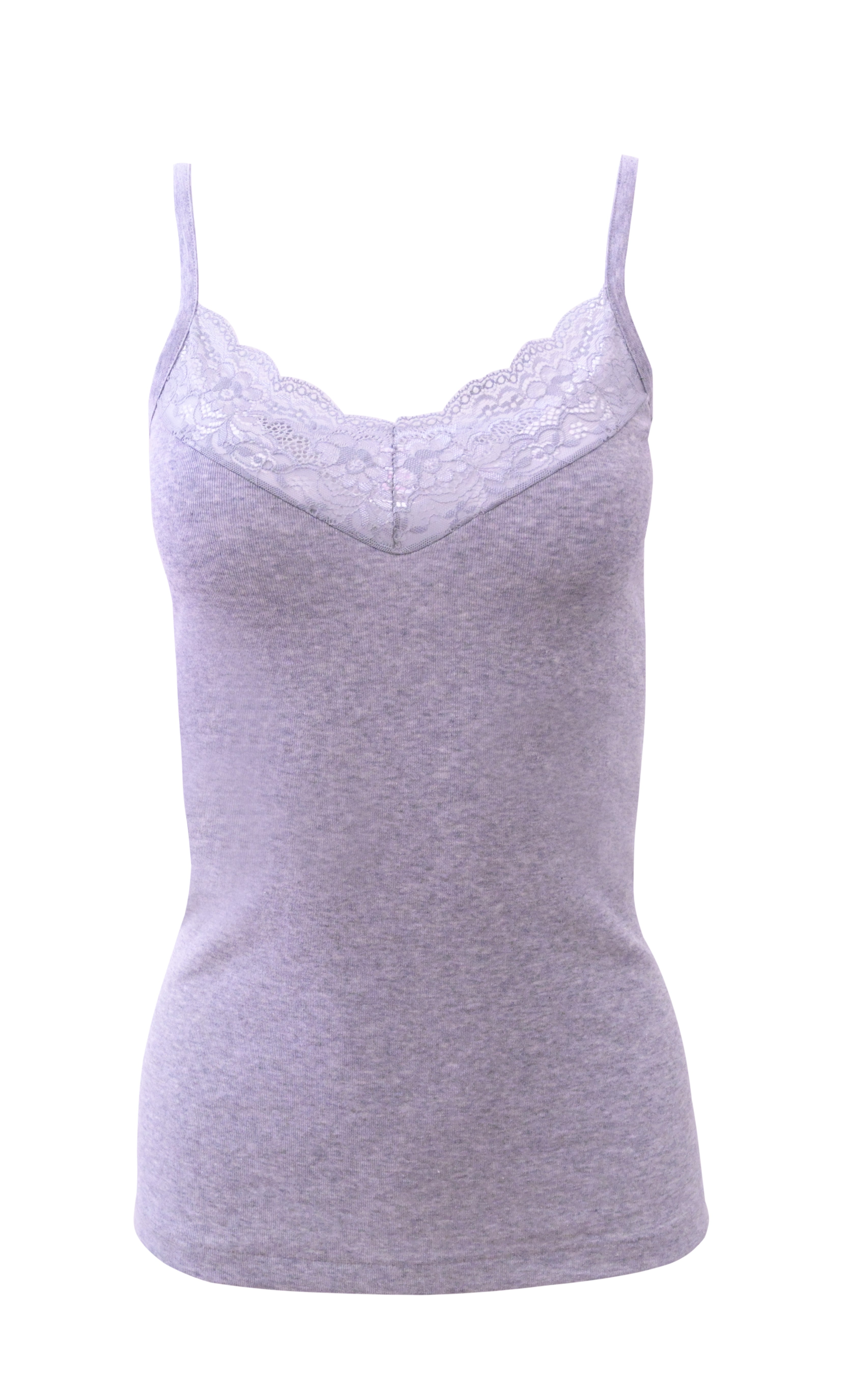 tittimitti Mare Luxury 100% Mako Cotton Women's Lace-Trimmed Camisole. Proudly Made in Italy (266) — alternative angle