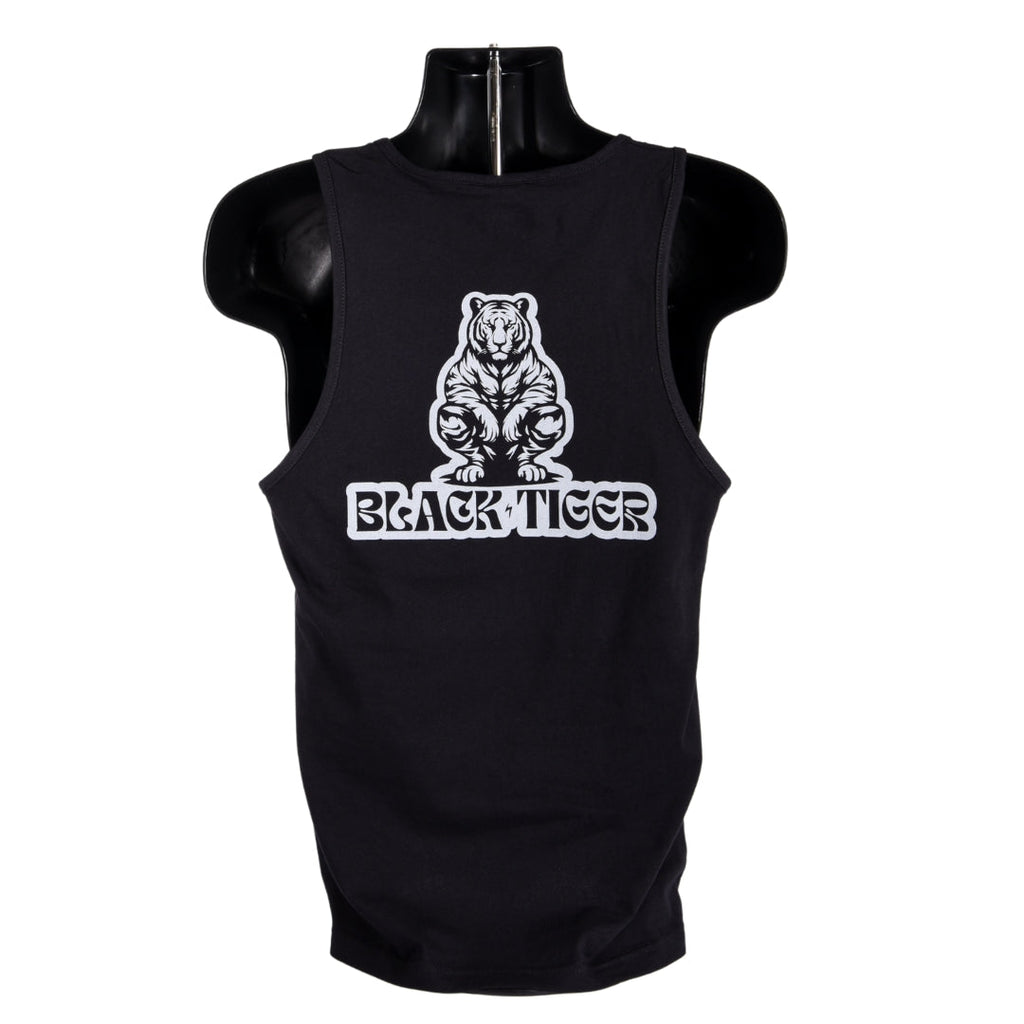 Black Tiger International Men's Tank Top — texture detail