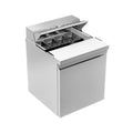 27-Inch 7.4 Cu.Ft Commercial Stainless Steel Sandwich Salad Prep Table Refrigerator (SAK84120) – SAKSBY WHOLESALE