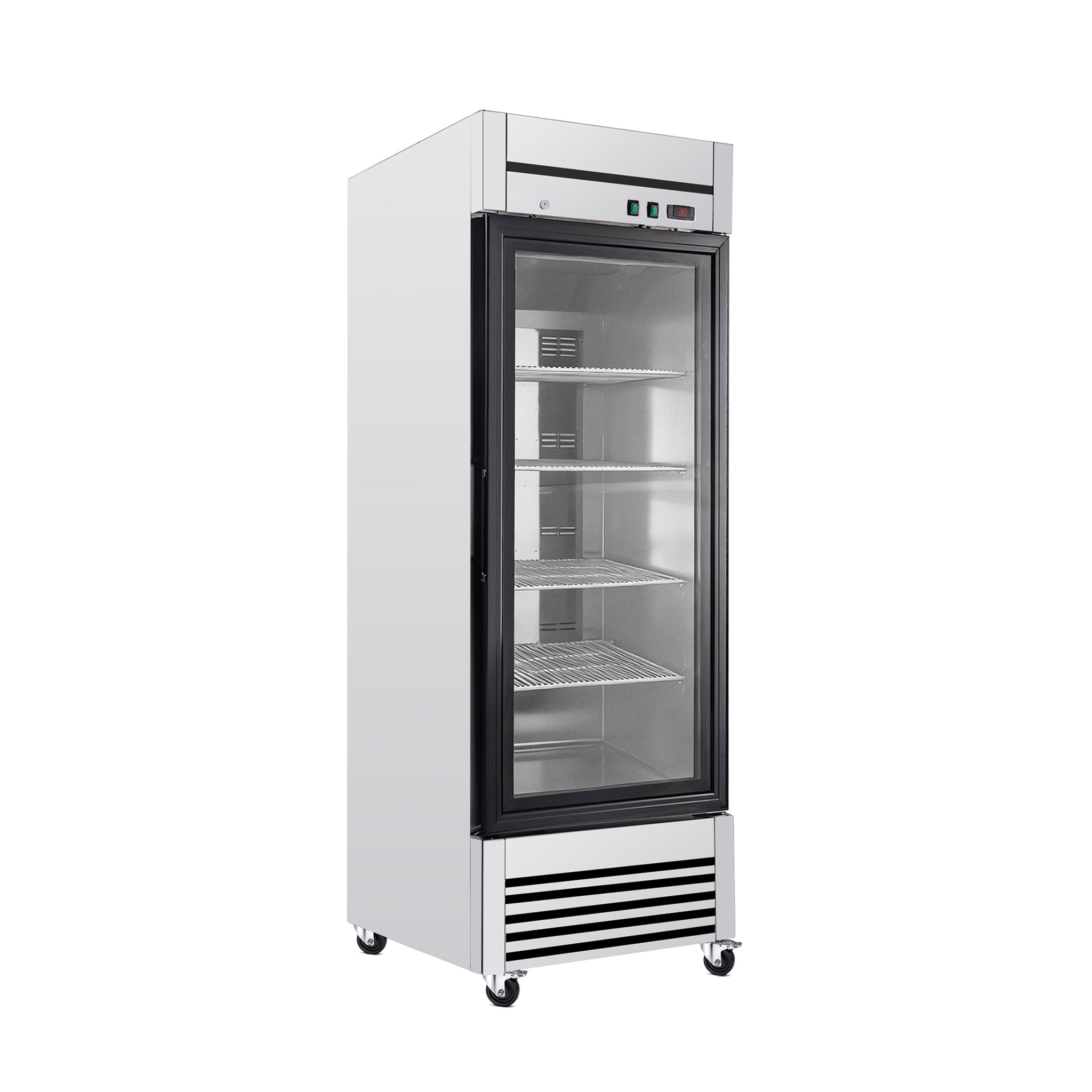 27-Inch Commercial Single Glass Door Reach-In Display Refrigerator (SAK30864) – SAKSBY WHOLESALE, view 6
