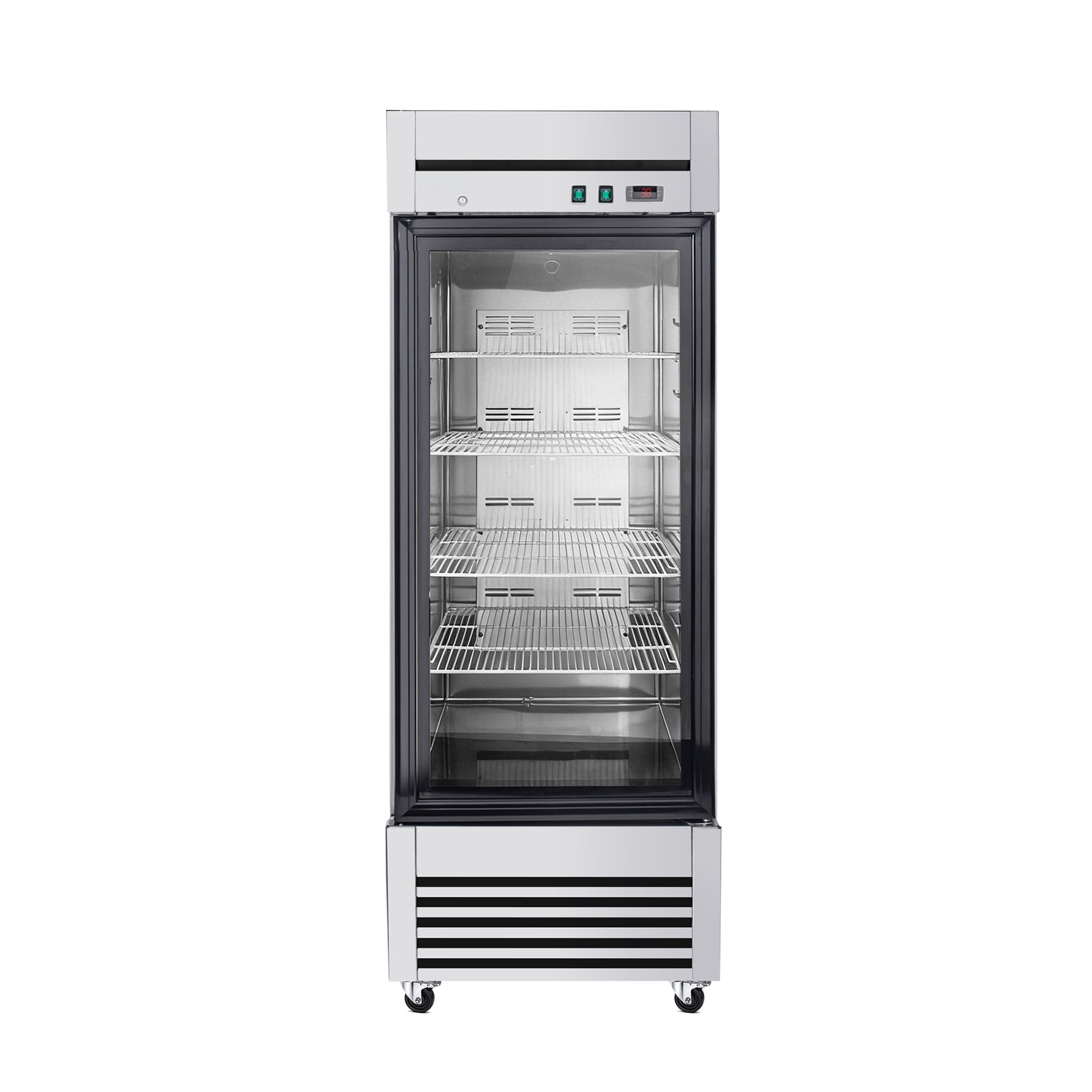27-Inch Commercial Single Glass Door Reach-In Display Refrigerator (SAK30864) – SAKSBY WHOLESALE, view 5