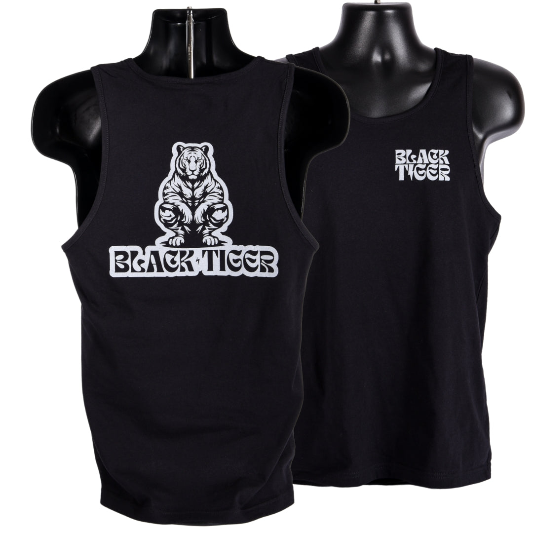 Black Tiger International Men's Tank Top — in-use context