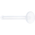 BodyCandy 20G Clear Flat Bioplast Nose Retainer — main product shot
