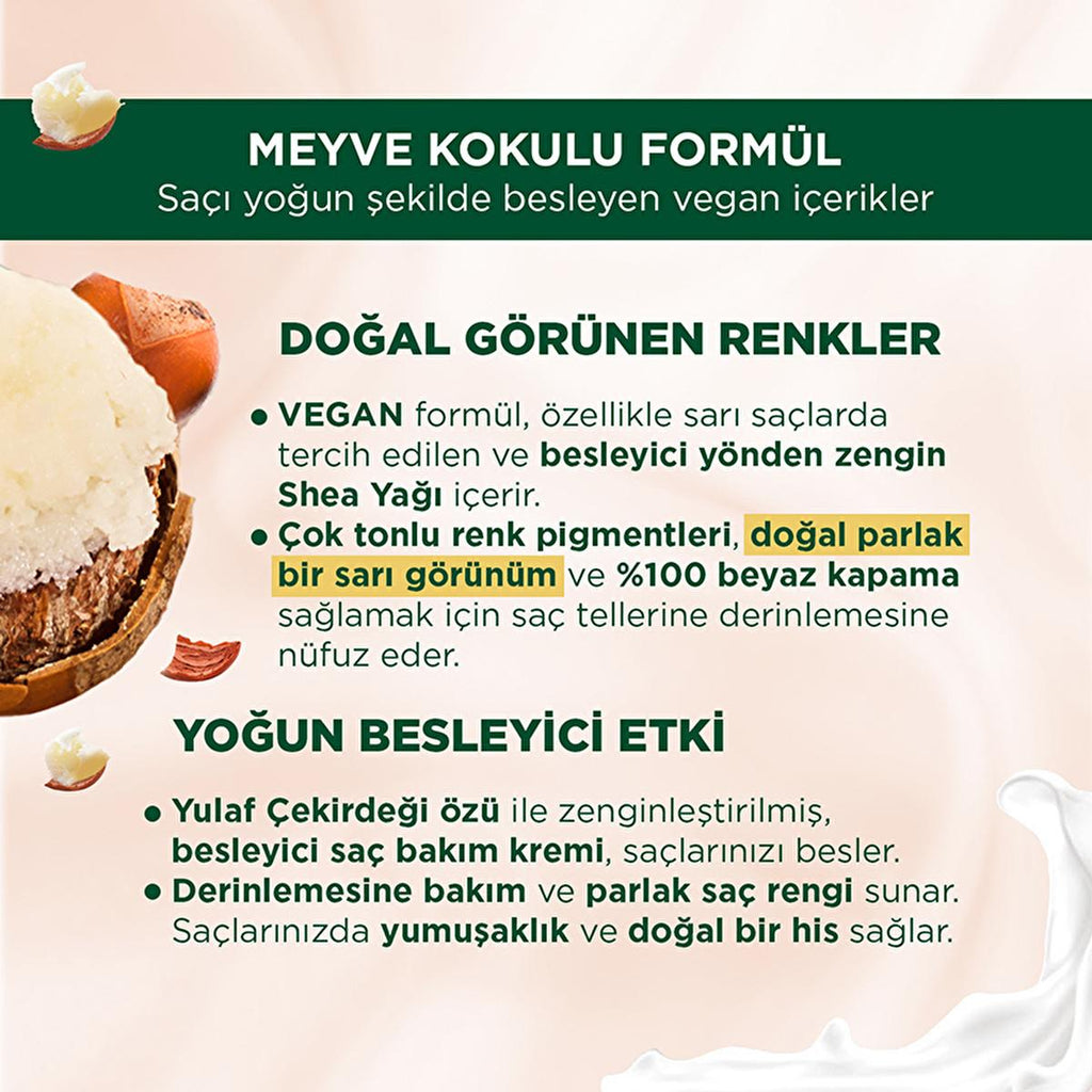 Palette Natural Hair Dye - Küllü Sarı (Ash Blonde) for Natural-Looking Color