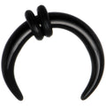 BodyCandy 8G Black Acrylic UV Buffalo Taper — main product shot