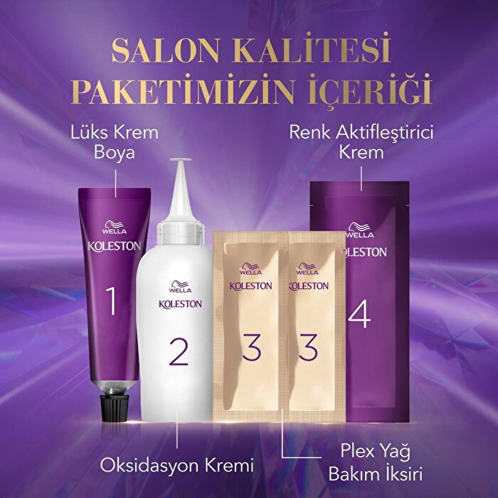 Koleston Hair Color Permanent Cream - Rich Shades | 1-Box
