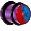 BodyCandy 12mm Pink Anodized Titanium Blinking Plug — main product shot
