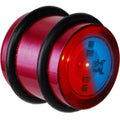 BodyCandy 16mm Red Anodized Titanium Blinking Plug — main product shot