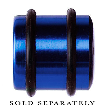 BodyCandy 16mm Blue Anodized Titanium Blinking Plug — lifestyle context