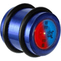 BodyCandy 16mm Blue Anodized Titanium Blinking Plug — main product shot